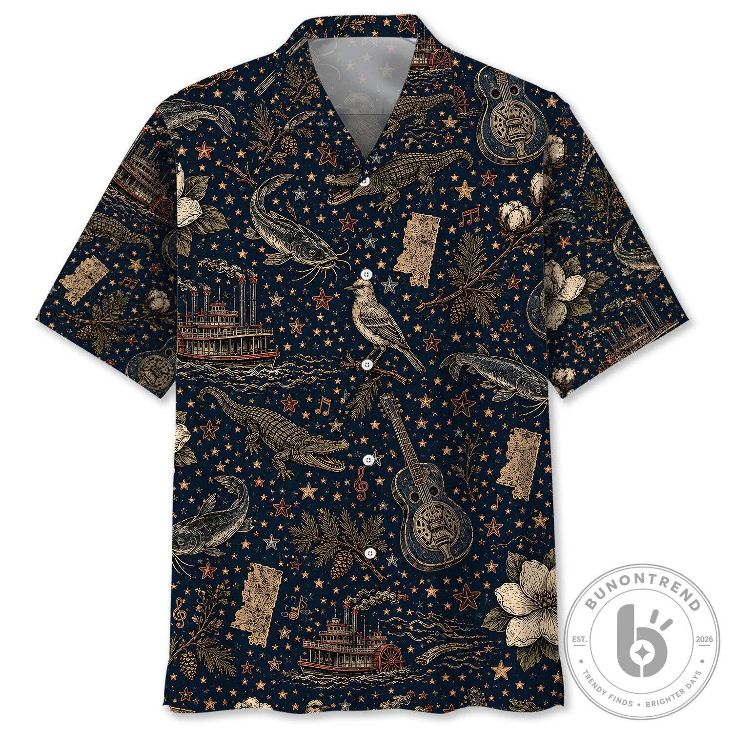 Mississippi State Pride Vintage Design Hawaiian Shirt