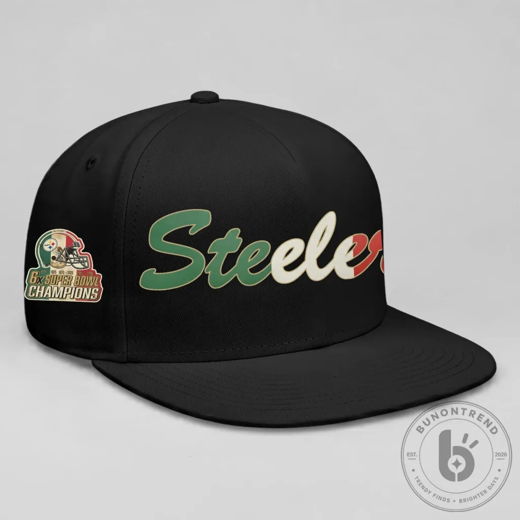 Pittsburgh Steelers Mexico Edition Personalized Snapback Cap Hat Pittsburgh Steelers Mexico Edition Personalized Snapback Cap Hat