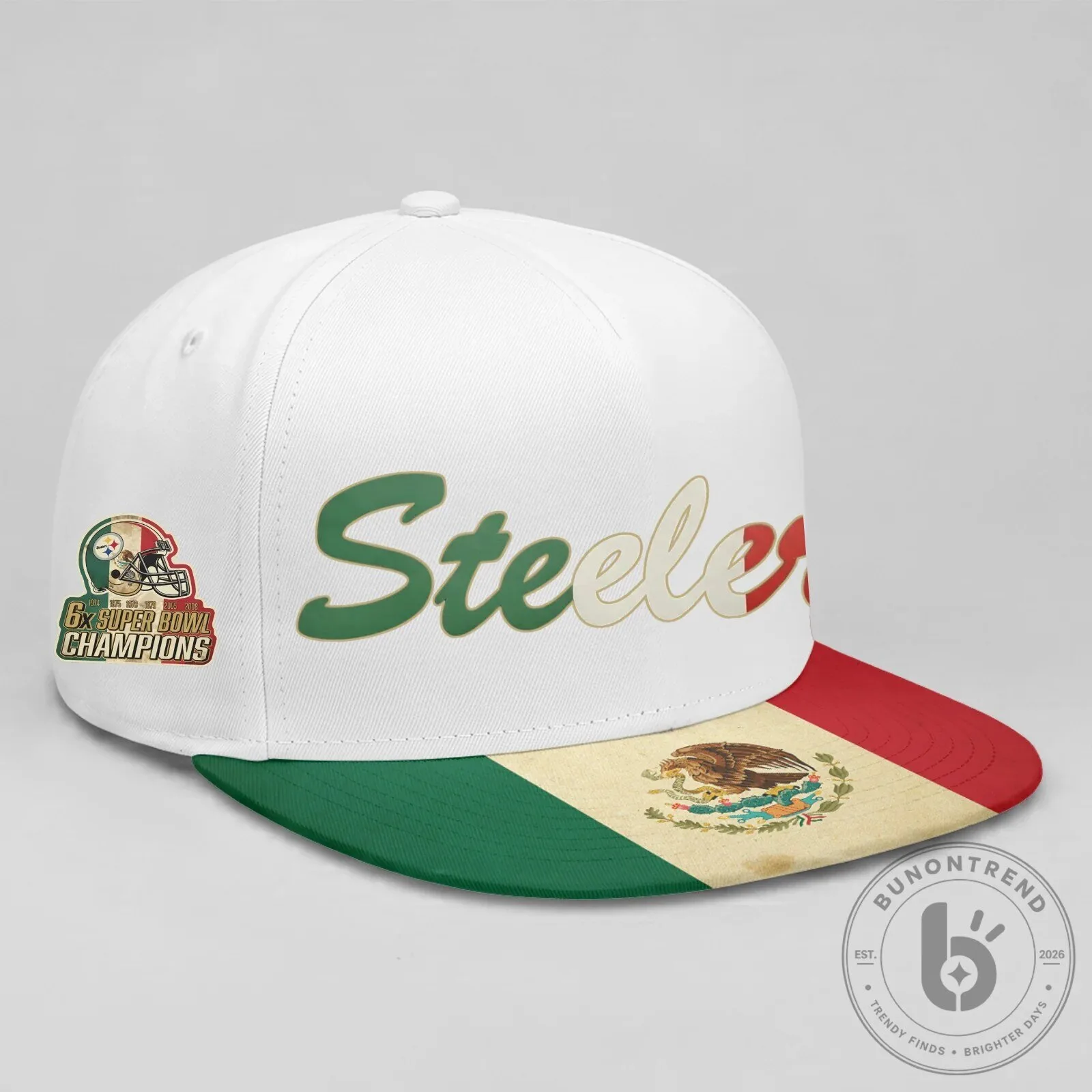 Pittsburgh Steelers Mexico Edition Personalized Snapback Cap Hat 19 Pittsburgh Steelers Mexico Edition Personalized Snapback Cap Hat