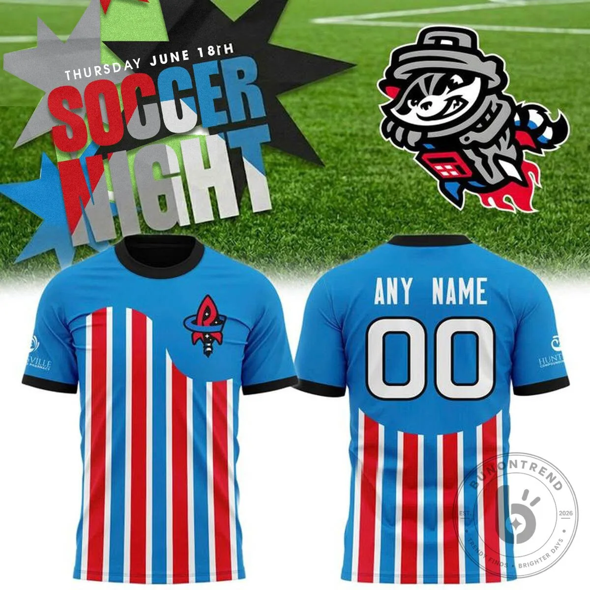 ..Rocket City Trash Pandas Soccer Night Limited Shirt