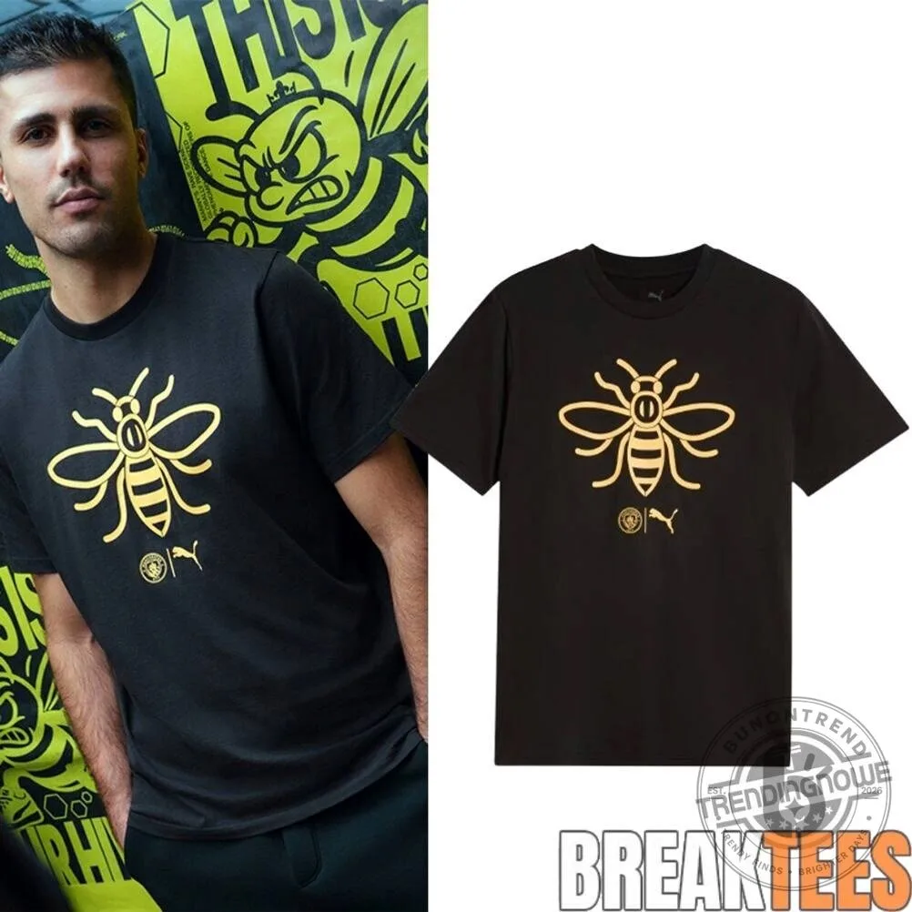 Manchester City Football Club Culture Bee Graphic T-Shirt