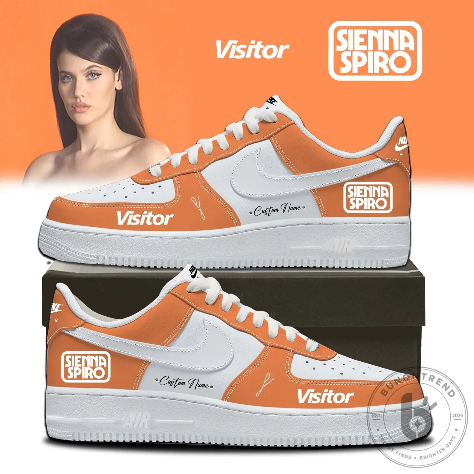 ,,,SIENNA SPIRO “VISITOR” Album 2026 Limited Edition Signature – Shoes 2-4