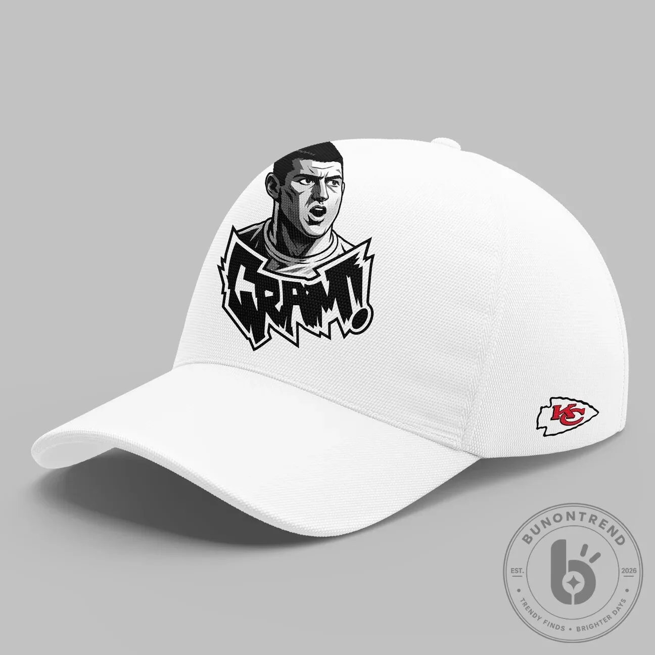 Graphic T-Shirt featuring George Karlaftis of the Kansas City Chiefs 14 Graphic T-Shirt featuring George Karlaftis of the Kansas City Chiefs