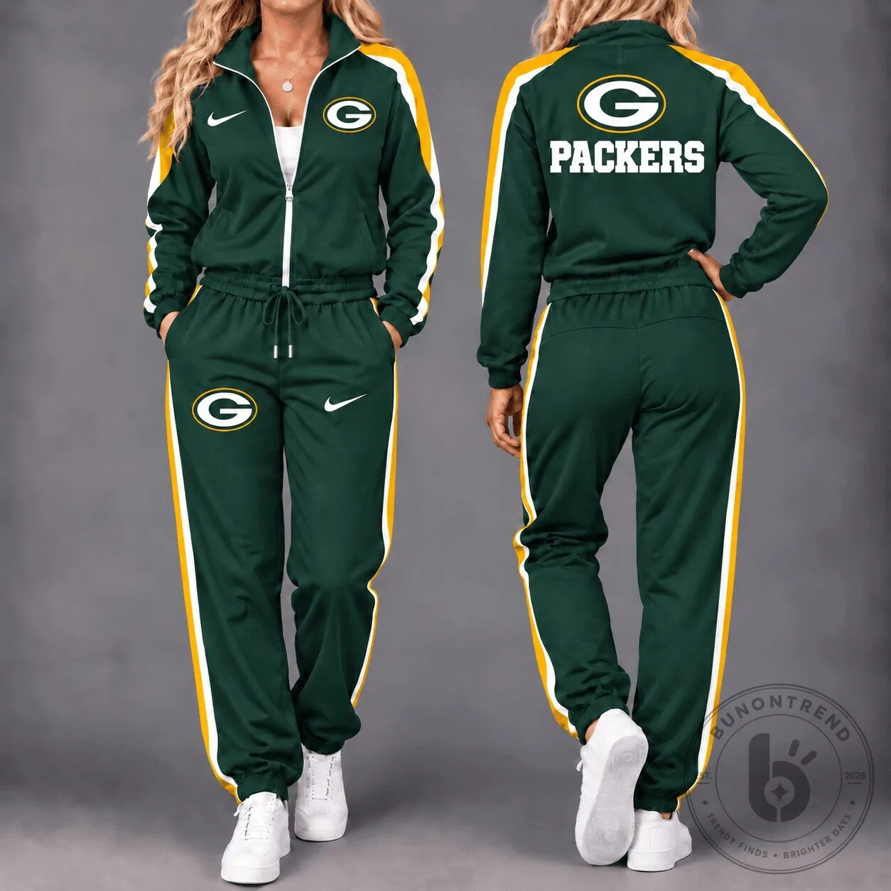 Green Bay Packers National Football League Women's Full Zip Tracksuit
