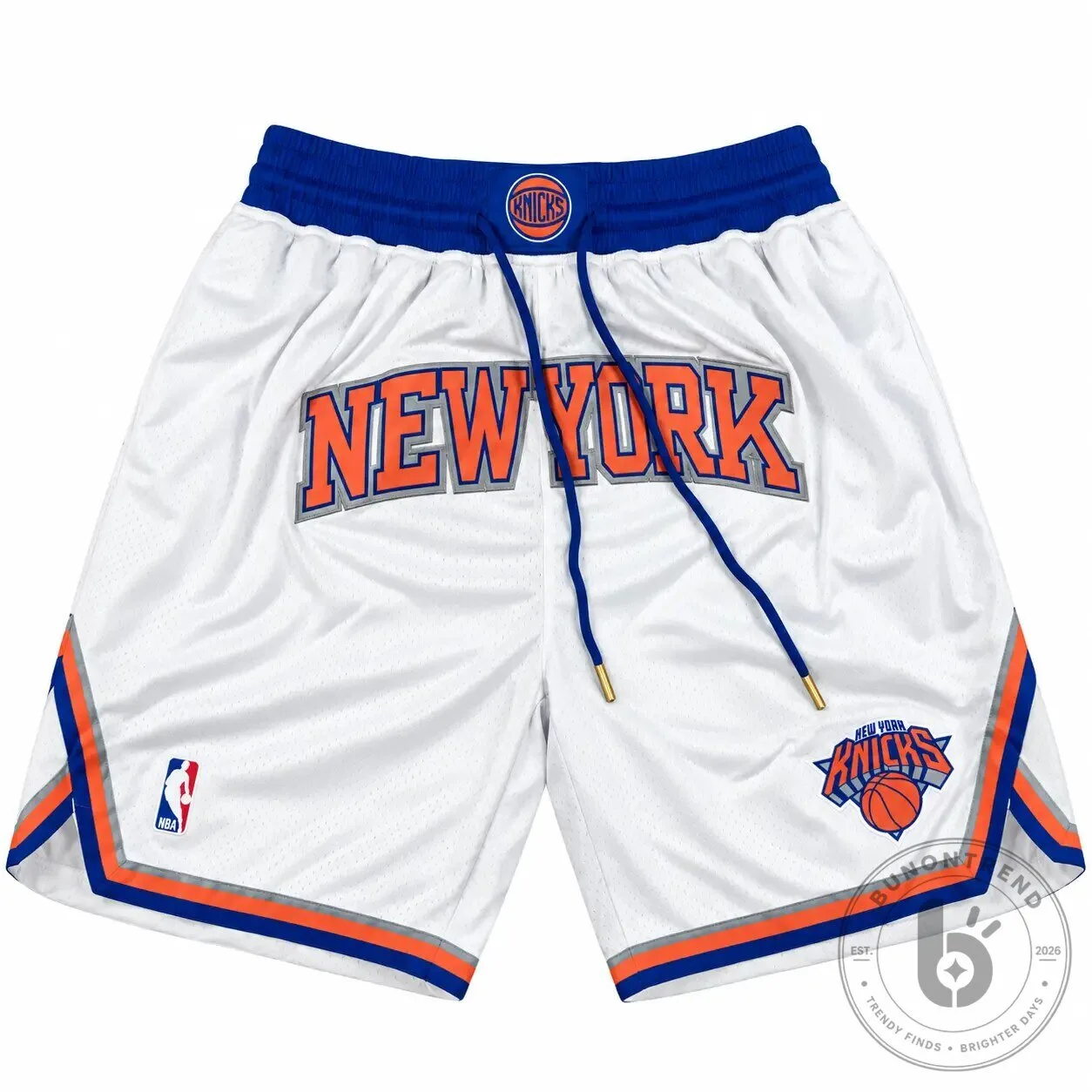 New York Knicks White Association Edition Swingman Basketball Shorts
