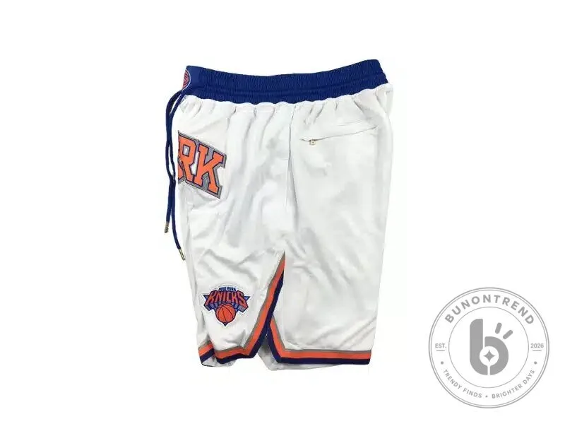 New York Knicks White Association Edition Swingman Basketball Shorts 10 New York Knicks White Association Edition Swingman Basketball Shorts
