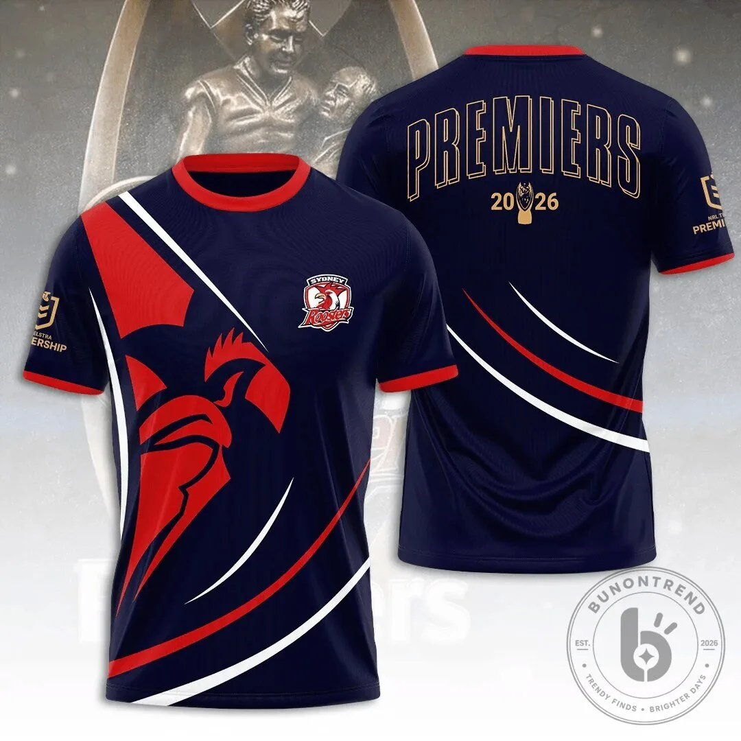 Sydney Roosters Premiers 2026 Rugby League Football Jersey