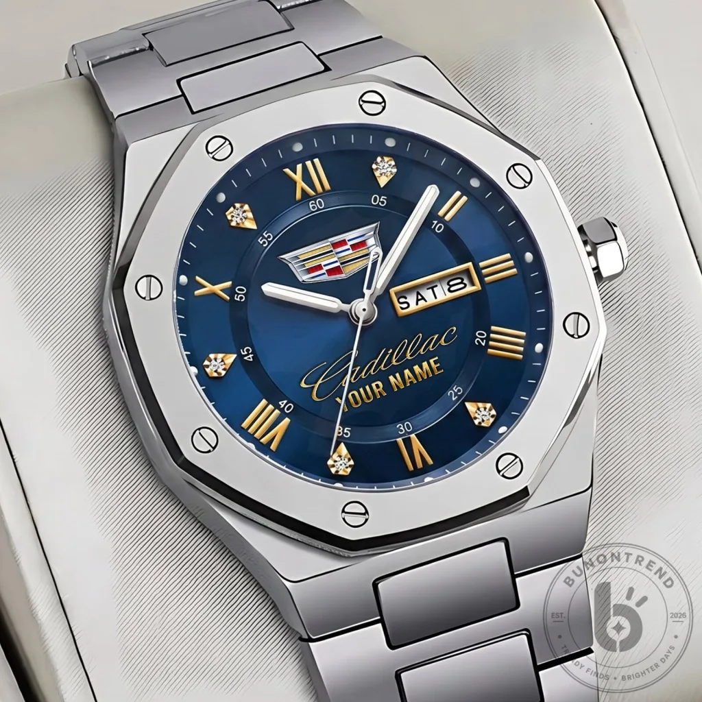 Cadillac Luxury Business Quartz Men's Watch with Custom Name Engraving 16 Cadillac Luxury Business Quartz Men's Watch with Custom Name Engraving
