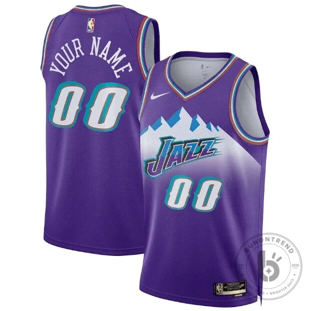 Utah Jazz Classic Edition Purple Basketball Jersey
