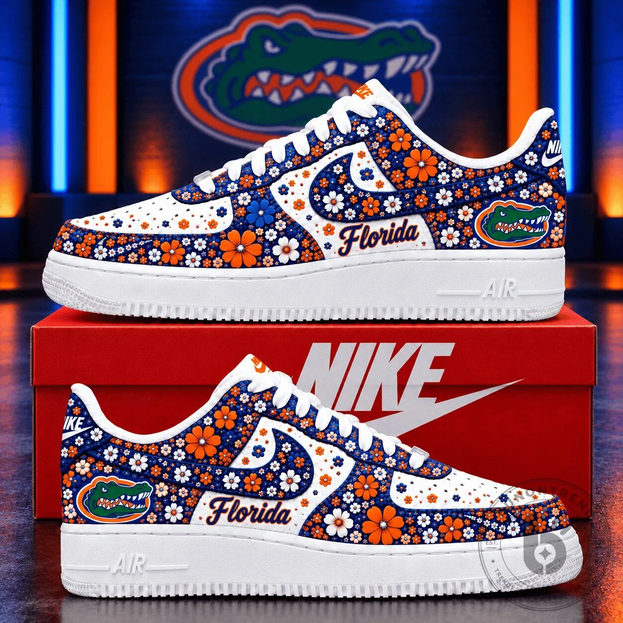 Florida Gators | Premium NCAA Floral Af1 TD