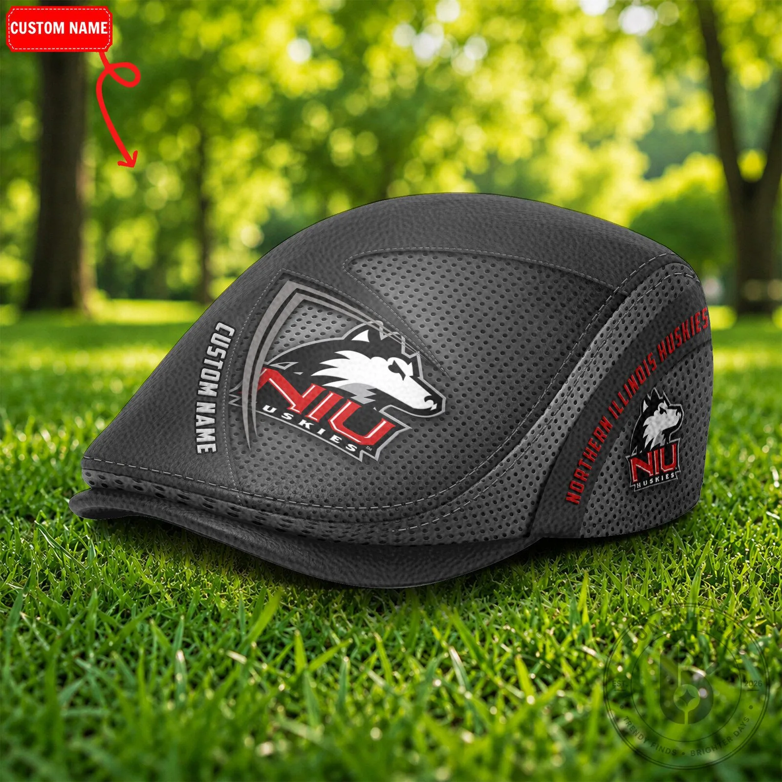 NCAA Golf Flat Cap Hat for Northern Illinois Huskies Fans